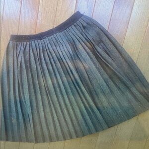 Elegant Black Pleated Skirt
